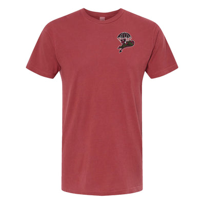 Men's Eighty Deuces Front and Back T-Shirt Maroon