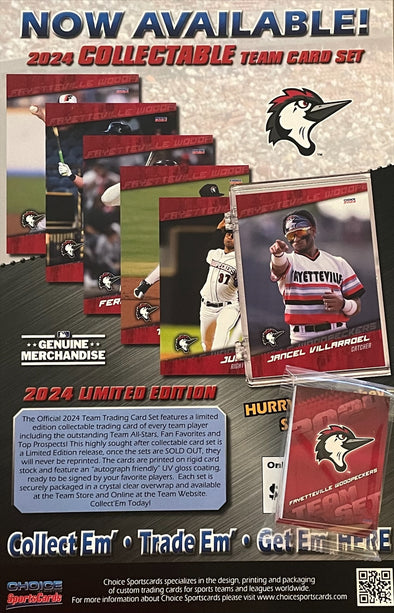 FayettevilleWoodpeckers2024TeamCard sets 