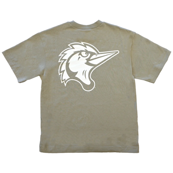 Fayetteville Woodpeckers 47 Brand Men's Khaki Foundation T-shirt-back
