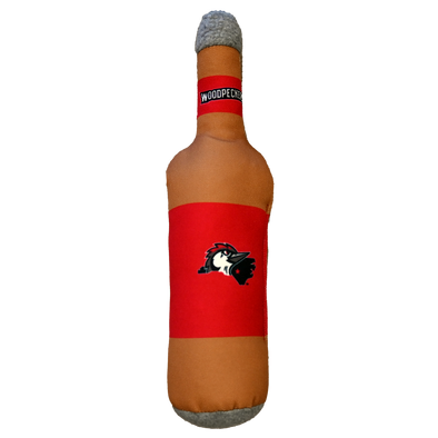 Fayetteville Woodpeckers All Star Dogs Beer Bottle Toy