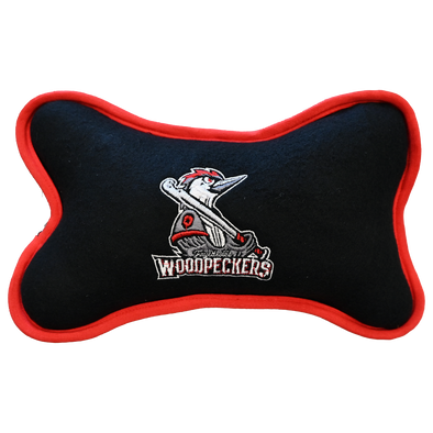 Fayetteville Woodpeckers All Star Dogs Bone Squeak Toy