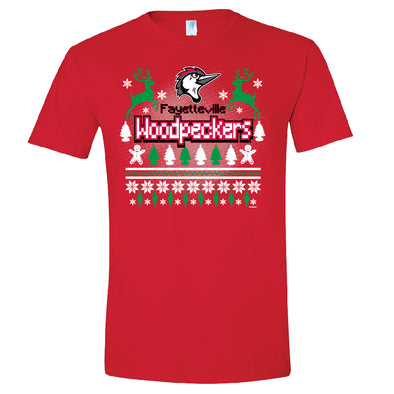 Fayetteville Woodpeckers Bimm Ridder Men's Reindeer T-shirt 