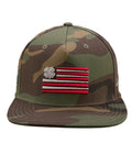 Fayetteville Woodpeckers Black Clover Perfect Game Adjustable Cap  front