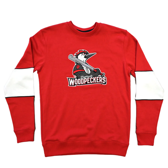 Fayetteville Woodpeckers Champion Superfan Crew Sweatshirt 