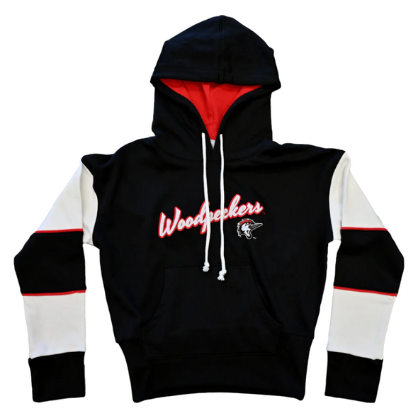 Fayetteville Woodpeckers Champion Women's Superfan Hood Sweatshirt 