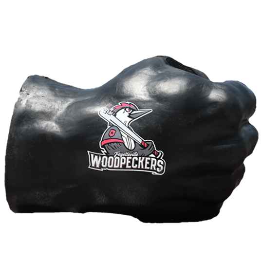 Fayetteville Woodpeckers Coopersburg Sports Fan Fist Black 