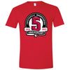 Fayetteville Woodpeckers Men's Bimm Ridder 5TH Anniversary T-shirt red