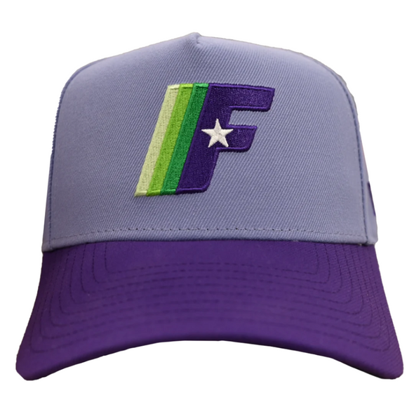 Fayetteville Woodpeckers New Era 9 Forty Big League Chew Grape Adjustable Cap 