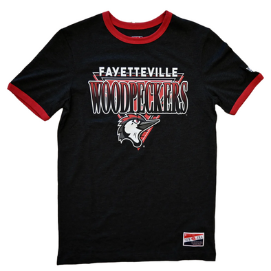 Fayetteville Woodpeckers New Era Men's Triangle Ringer T-Shirt