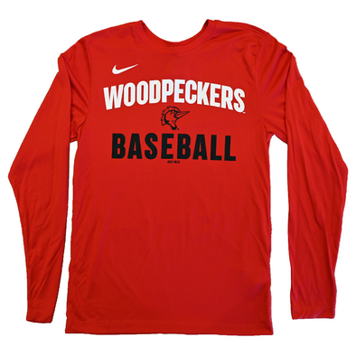 Fayetteville Woodpeckers Nike Long Sleeve Legend T-shirt 