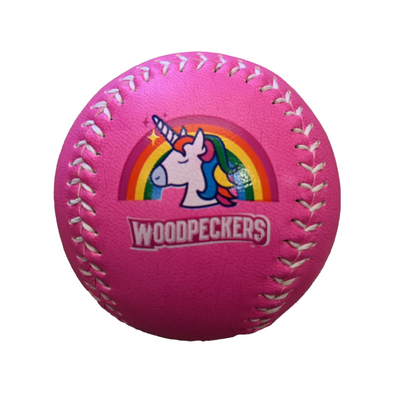 Fayetteville Woodpeckers Rawlings Unicorn Baseball side 1