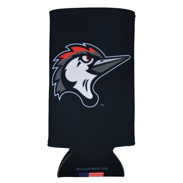 Fayetteville Woodpeckers Wincraft Sports Home Cap Logo Can Cooler 16oz blk
