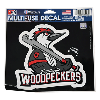 Fayetteville Woodpeckers Wincraft Sports primary Decal