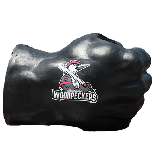 Fayetteville Woodpeckers foam Fist