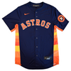 Houston Astros Nike Men's Alternate Replica Pena Jersey  Navy Front 
