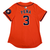 Houston Astros Nike Women's Alternate Replica Pena Jersey Orange Back
