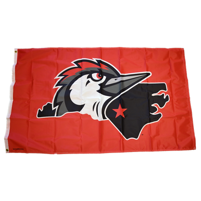 Fayetteville Woodpeckers Alt Logo 3 x 5 Flag