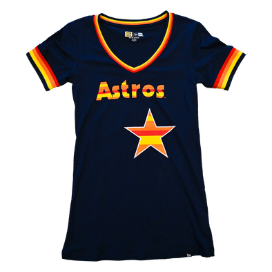 Houston Astros Vintage Rainbow Pet Jersey - Small