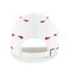 Fayetteville Woodpeckers '47 Brand Women's White Confetti Clean Up Cap back 