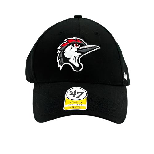 Fayetteville Woodpeckers '47 Youth Brand Home Cap Logo MVP Cap front 