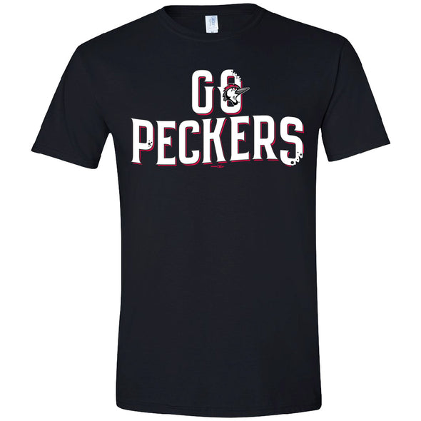 Fayetteville Woodpeckers Bimm Ridder Men's Go Peckers T-Shirt black 