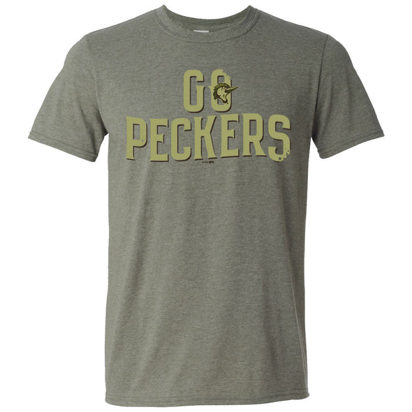 Fayetteville Woodpeckers Bimm Ridder Men's Go Peckers T-Shirt green 