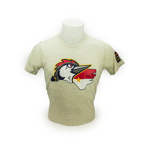 Fayetteville Woodpeckers Bimm Ridder Men's Home State Logo T-Shirt oatmeal