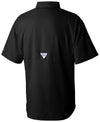 Fayetteville Woodpeckers Columbia Men's Home Cap Logo Fishing T-shirt back 
