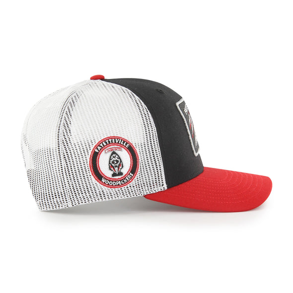 Fayetteville Woodpeckers Men's '47 Brand Side Note Trucker cap