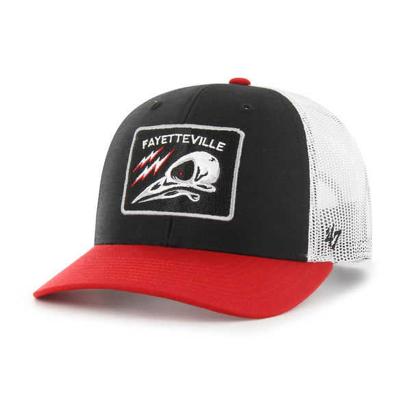  Fayetteville Woodpeckers Men's '47 Brand Side Note Trucker cap side 