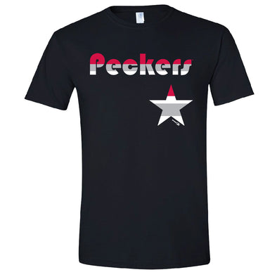 Fayetteville Woodpeckers Men's Bimm Ridder 1970's Peckers T-Shirt