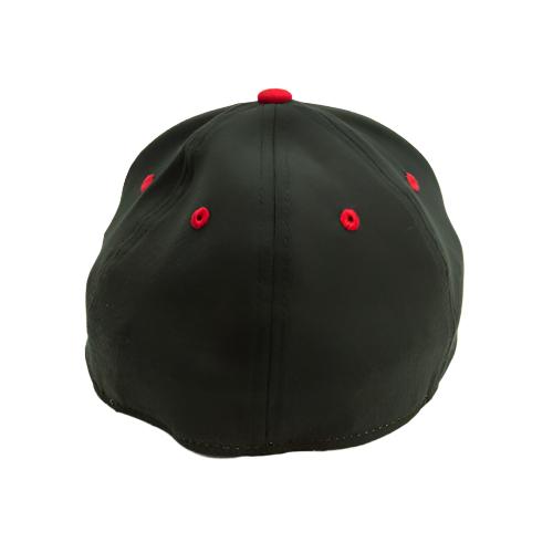 Fayetteville Woodpeckers New Era 1970's 39Thirty Flex Fit Cap back 