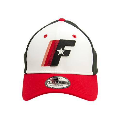 Fayetteville Woodpeckers New Era 1970's 39Thirty Flex Fit Cap front 