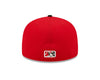 Fayetteville Woodpeckers New Era Authentic Home State Logo 59Fifty Fitted Cap back 