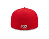 Fayetteville Woodpeckers New Era Marvel 59Fifty Fitted Cap back 