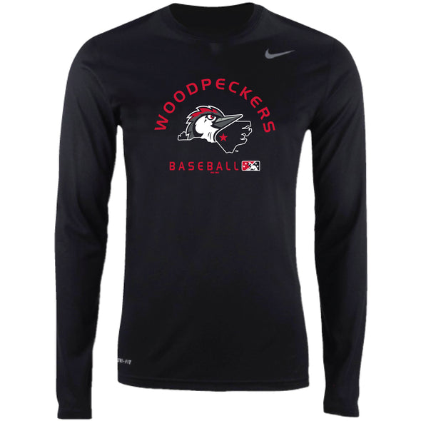 Fayetteville Woodpeckers Nike Dri-Fit Long Sleeve Legend T-shirt 