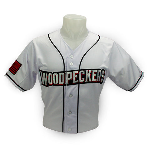 Fayetteville Woodpeckers Youth OT Sports Home Replica Jersey front